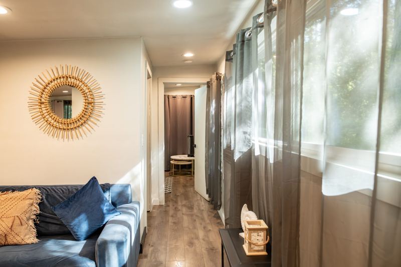 Hallway inside the cabin